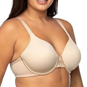 Vanity Fair Beauty Back Full-Figure Back-Smoothing Underwire  40DDD Beige Nude